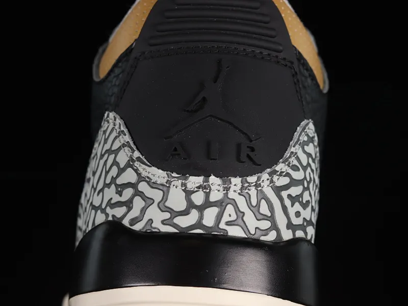 All categories Air Jordan Jordan series basketball shoes Air Jordan 3 Air Jordan 3 Retro "Black Gold" AJ3 Joe 3 black gold cement CK9246-067